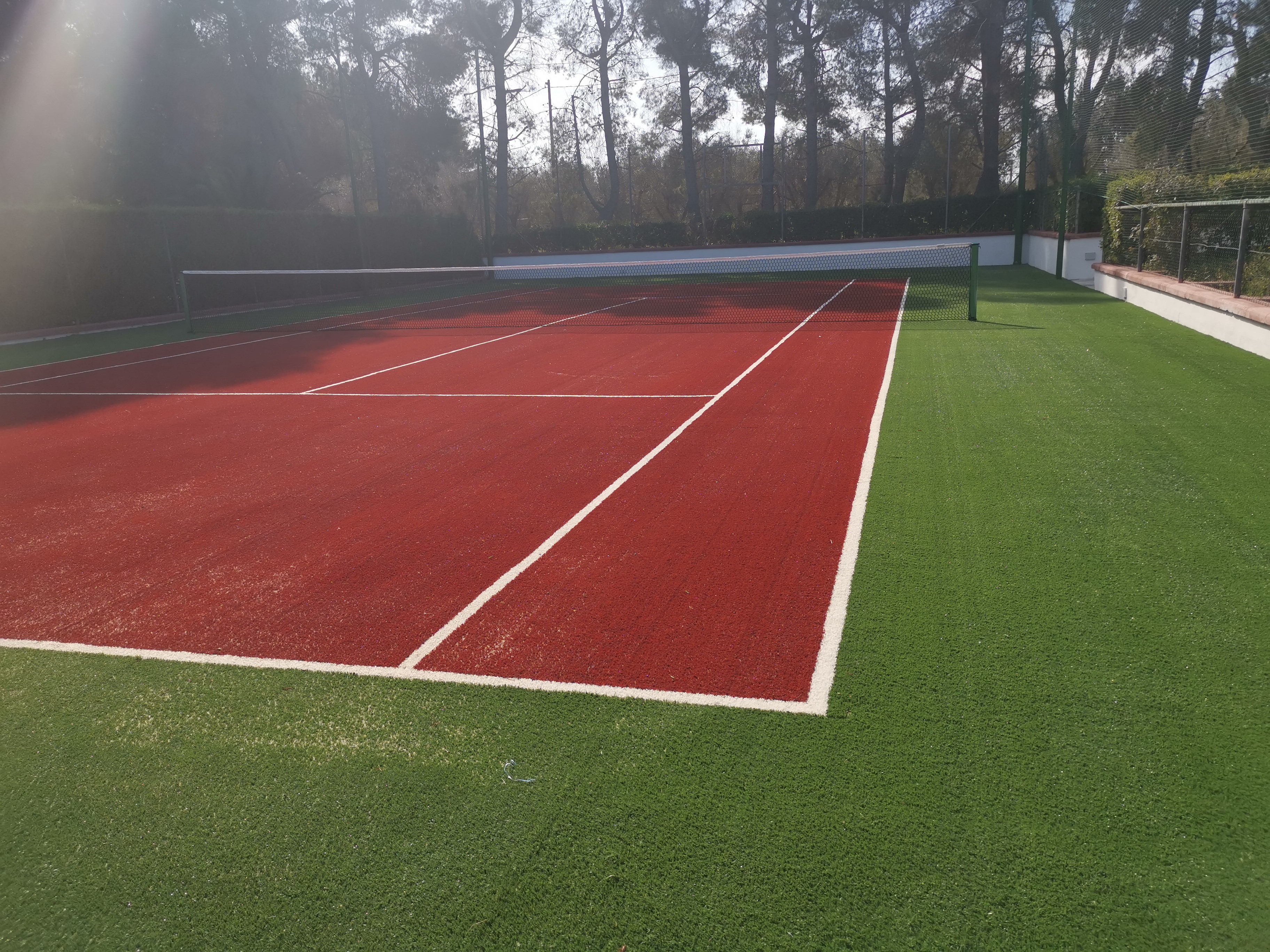 Foto campo da tennis